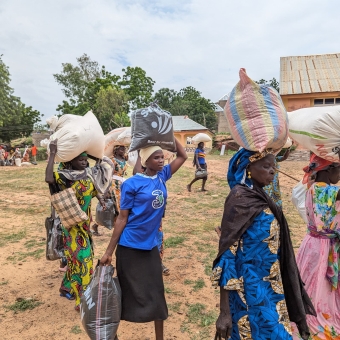 Food Relief Project for IDPs | Yola, August 2024 | She Trekked for Two Hours to Collect "Garri"
